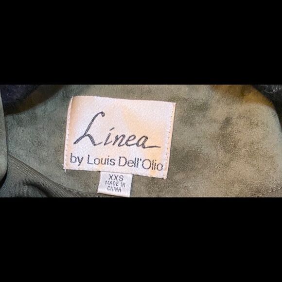 Linea Louis Dell” Olio faux suede jacket AnorakXXS - Picture 9 of 12